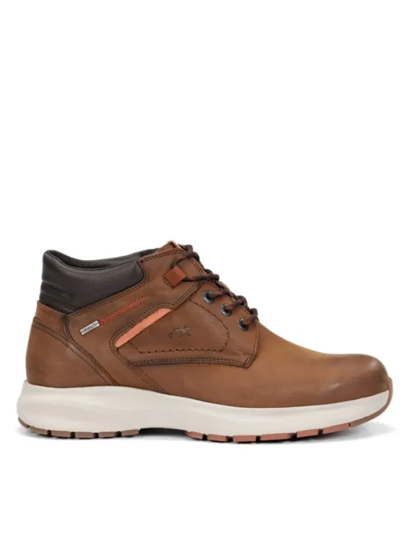 Hombre FLUCHOS Impermeables | Casual-BOTA DE PIEL CON CORDONES TEX TRITON F2068 MARRÓN