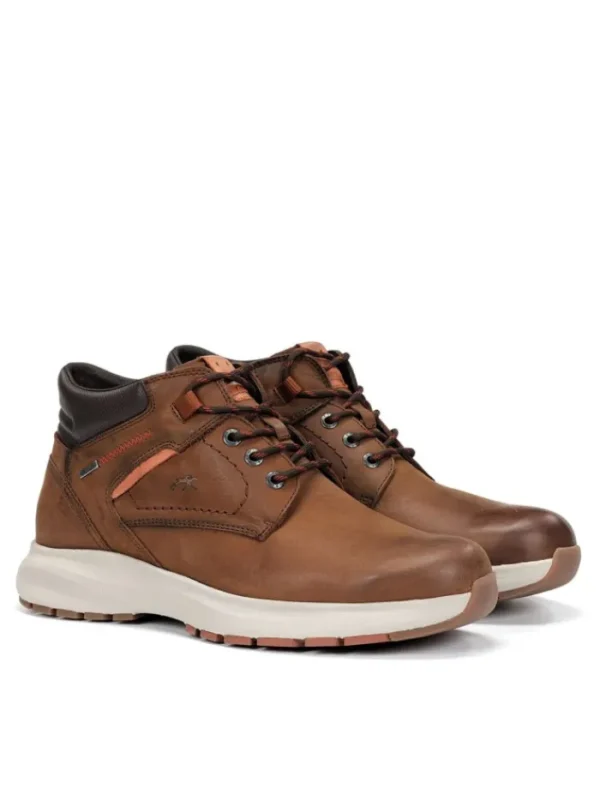 Hombre FLUCHOS Impermeables | Casual-BOTA DE PIEL CON CORDONES TEX TRITON F2068 MARRÓN