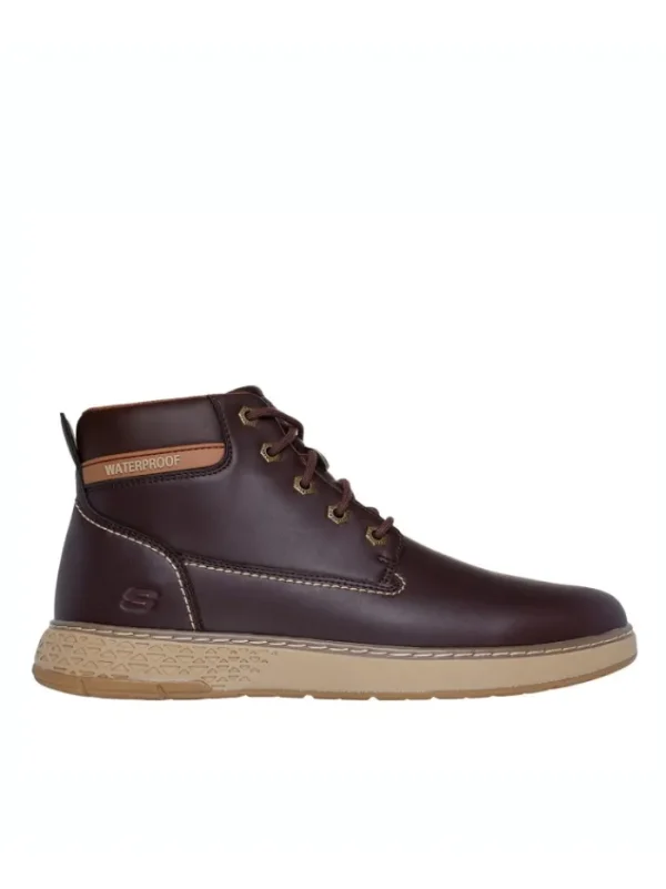 Hombre SKECHERS Casual-BOTA MARRÓN CON CORDONES PARA HOMBRE Relaxed Fit: Garlan - Deno 205235