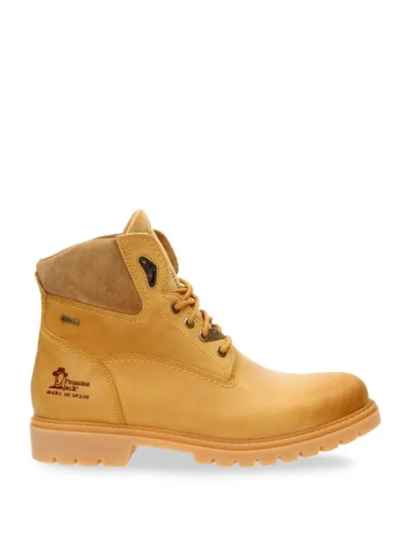 Hombre PANAMA JACK De Montaña | Impermeables-BOTAS DE MONTAÑA CON GORE-TEX AMUR GTX C4 VINTAGE AMARILLO