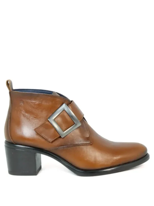 Mujer DORKING Casual-BOTINES DE TACÓN LEXI 9178 CUERO