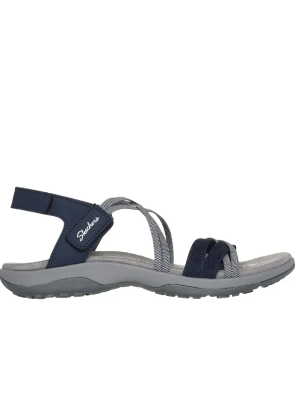 Mujer SKECHERS Planas-SANDALIAS DEPORTIVAS Reggae Slim - Takes Two MARINO