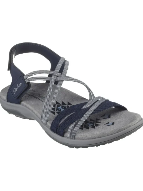 Mujer SKECHERS Planas-SANDALIAS DEPORTIVAS Reggae Slim - Takes Two MARINO