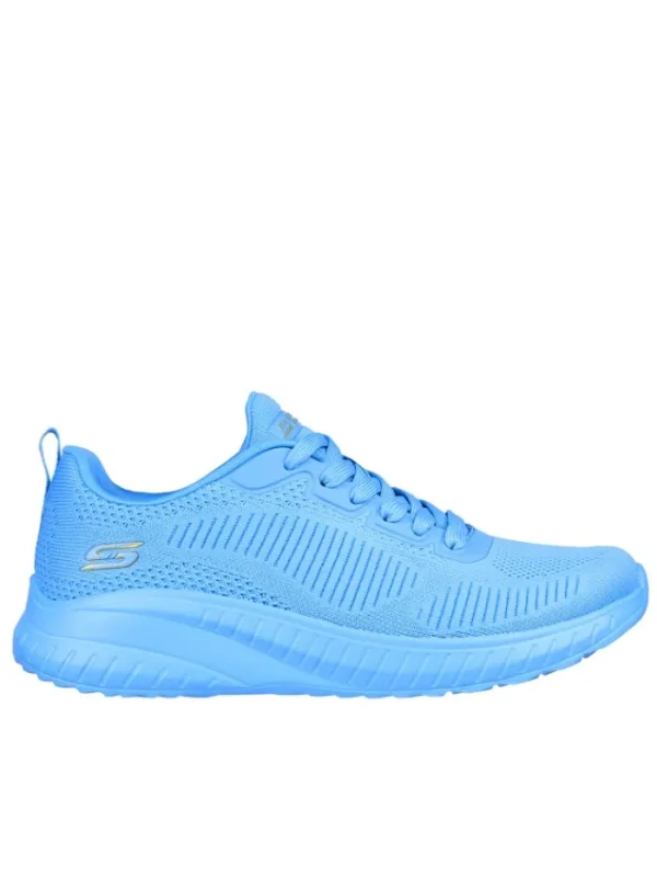 Mujer SKECHERS Casual-ZAPATILLAS DEPORTIVAS CON CORDONES BOBS Squad Chaos - Color Rythms 117216 AQUA