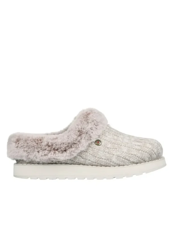 Mujer SKECHERS Casual-ZUECO CASUAL DE MUJER BEIGE BOBS Keepsakes - Ice Angel 31204