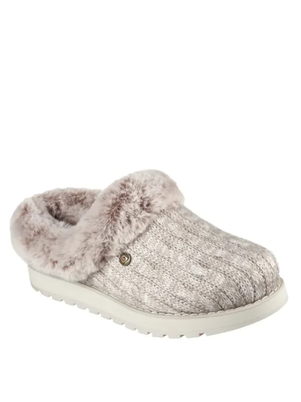 Mujer SKECHERS Casual-ZUECO CASUAL DE MUJER BEIGE BOBS Keepsakes - Ice Angel 31204